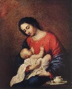 Francisco de Zurbaran Madonna with Child oil on canvas